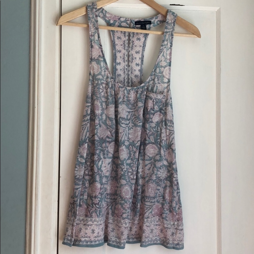 American Eagle tank top, racer back, size L